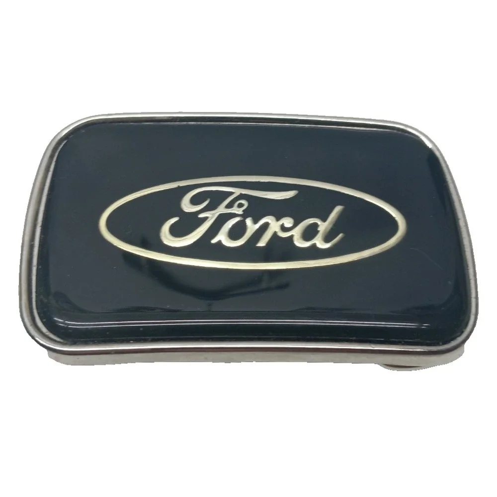 VTG Ford Motor Company Logo Emblem Belt Buckle‎ by RJ Roberts & Co. [USA MADE]